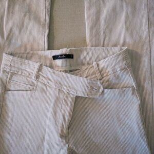 2000s tight pinstriped trousers